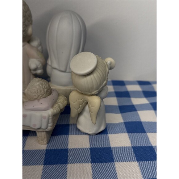 1986 Precious Moments Nativity Set 11 Pc “Come Let Us Adore Him” Figurines - Picture 9 of 16
